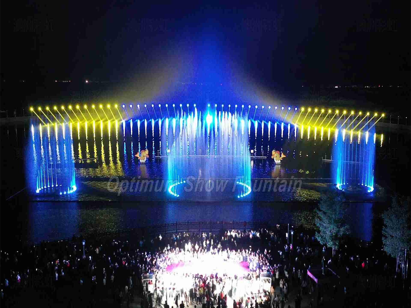 Laiyuan Lake Floating Fountain Show