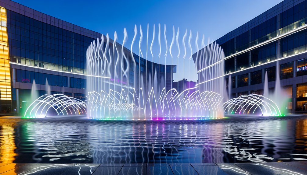 dancing fountain design process