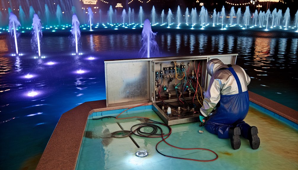 dancing fountain maintenance challenges