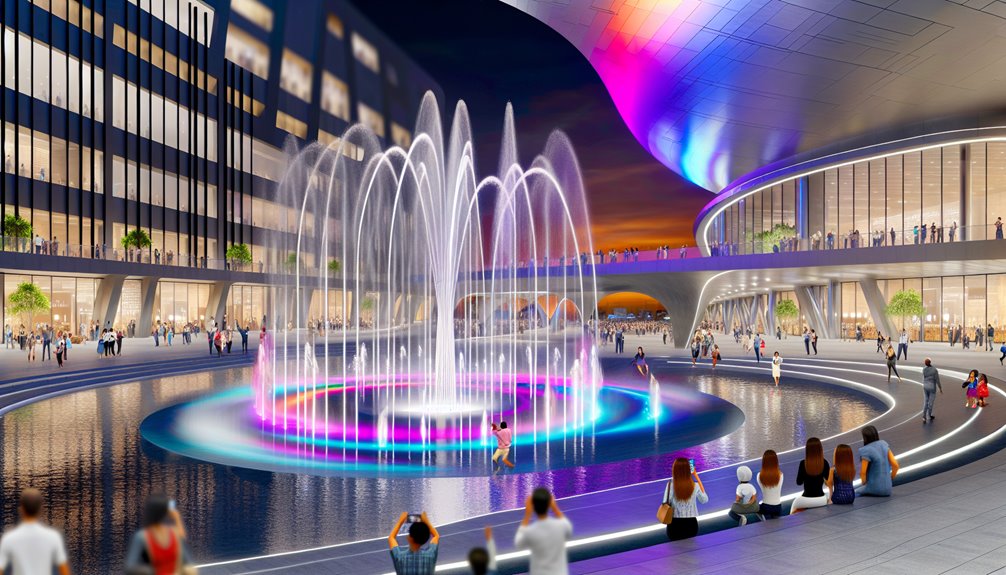 diverse fountain designs applications