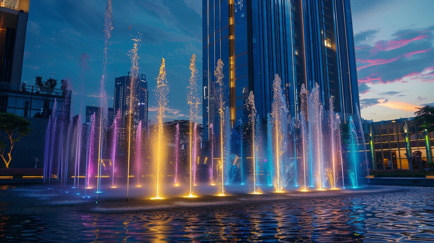 Outdoor Musical Water Fountains