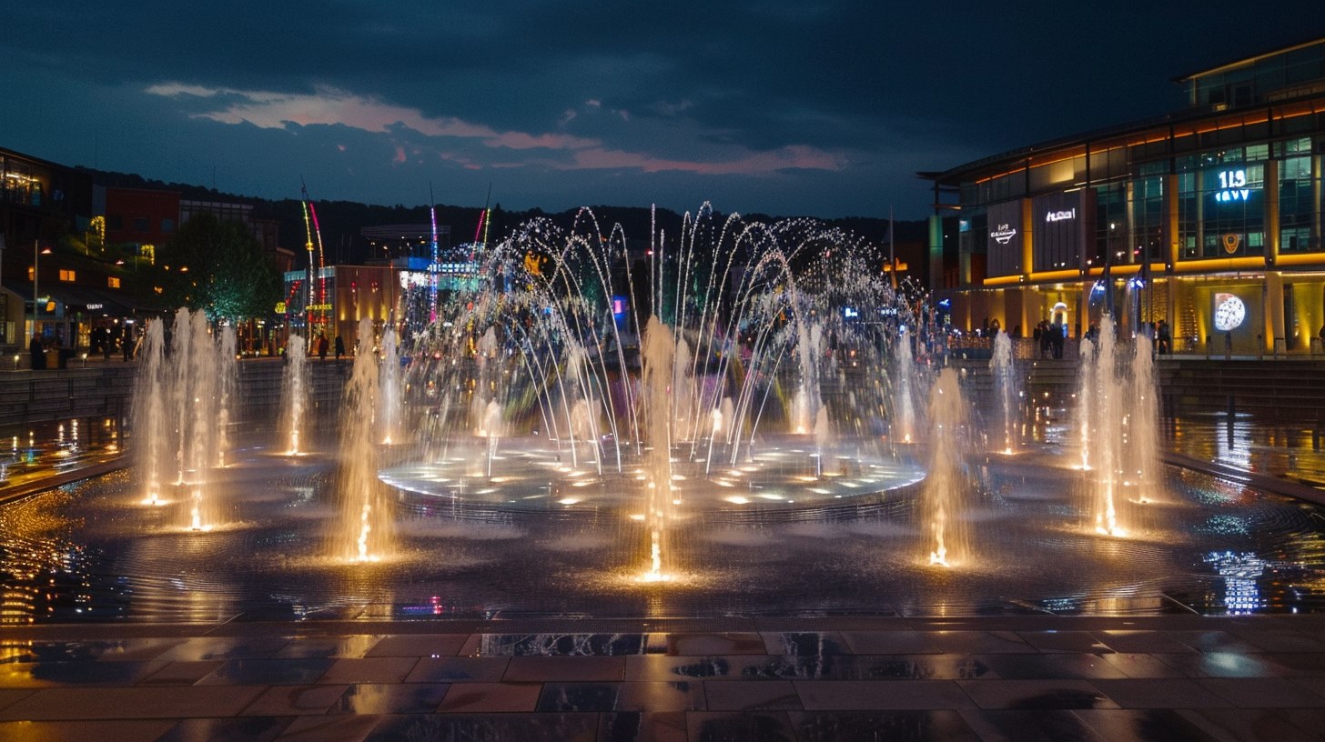 Outdoor Musical Water Fountain