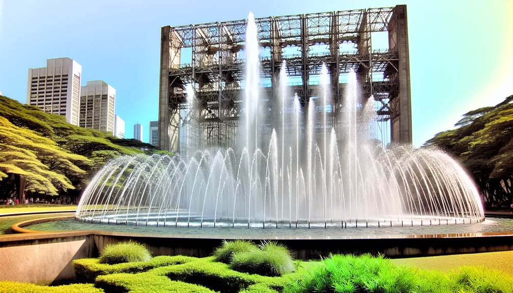 Large-Scale Landmark Fountain