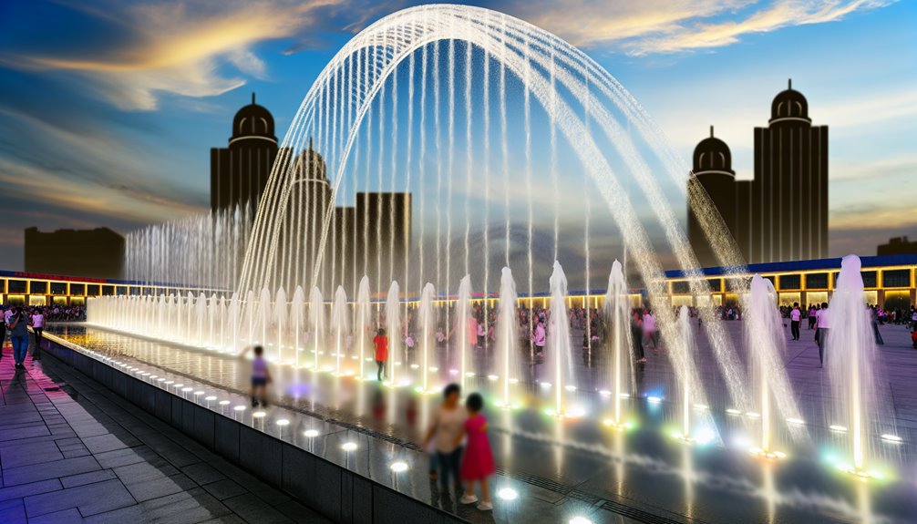 Large-Scale Landmark Fountain