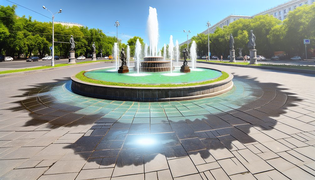 Large-Scale Landmark Fountain