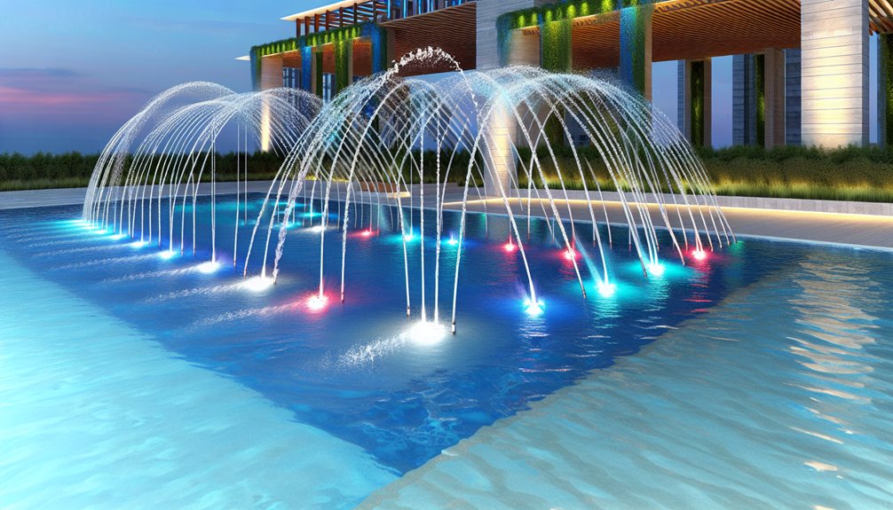 Swimming Pool Fountain