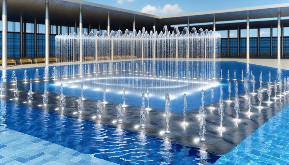 Swimming Pool Fountain