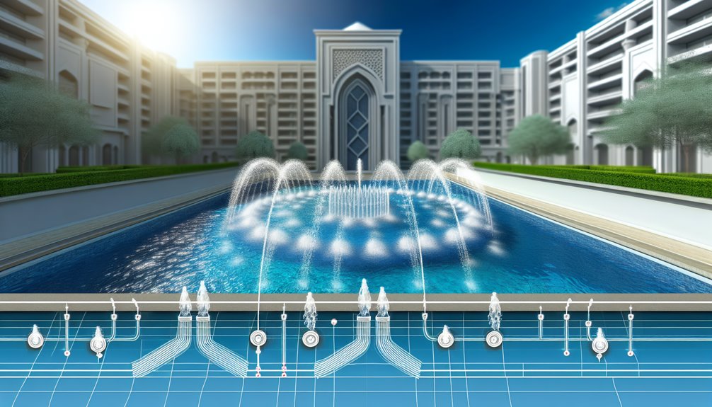 Swimming Pool Fountain 