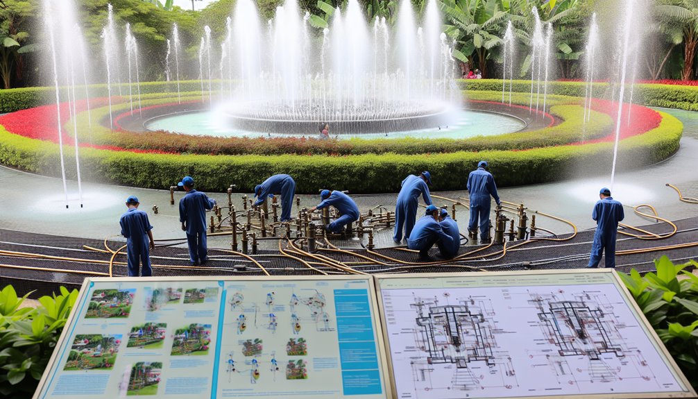 Musical Fountain Maintenance