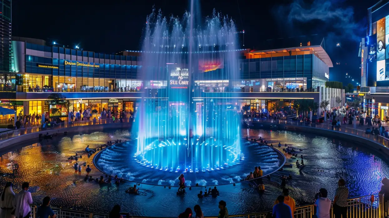 Commercial Musical Fountain at Cairo Festival City Mall
