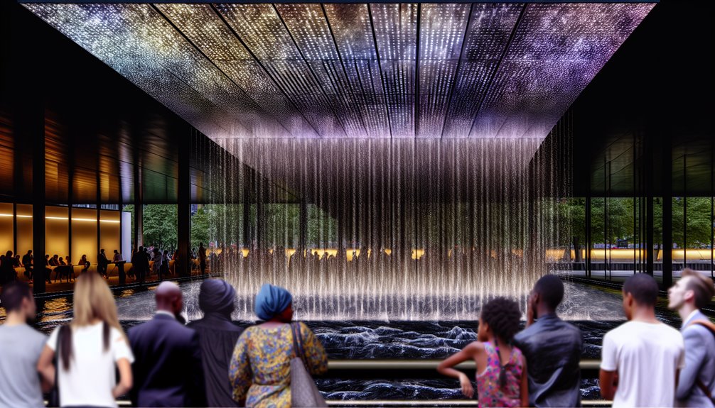 digital water curtain