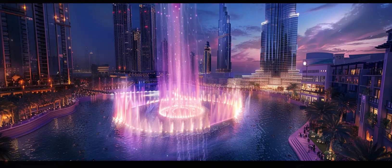 Dancing Fountain for a Shopping Mall
