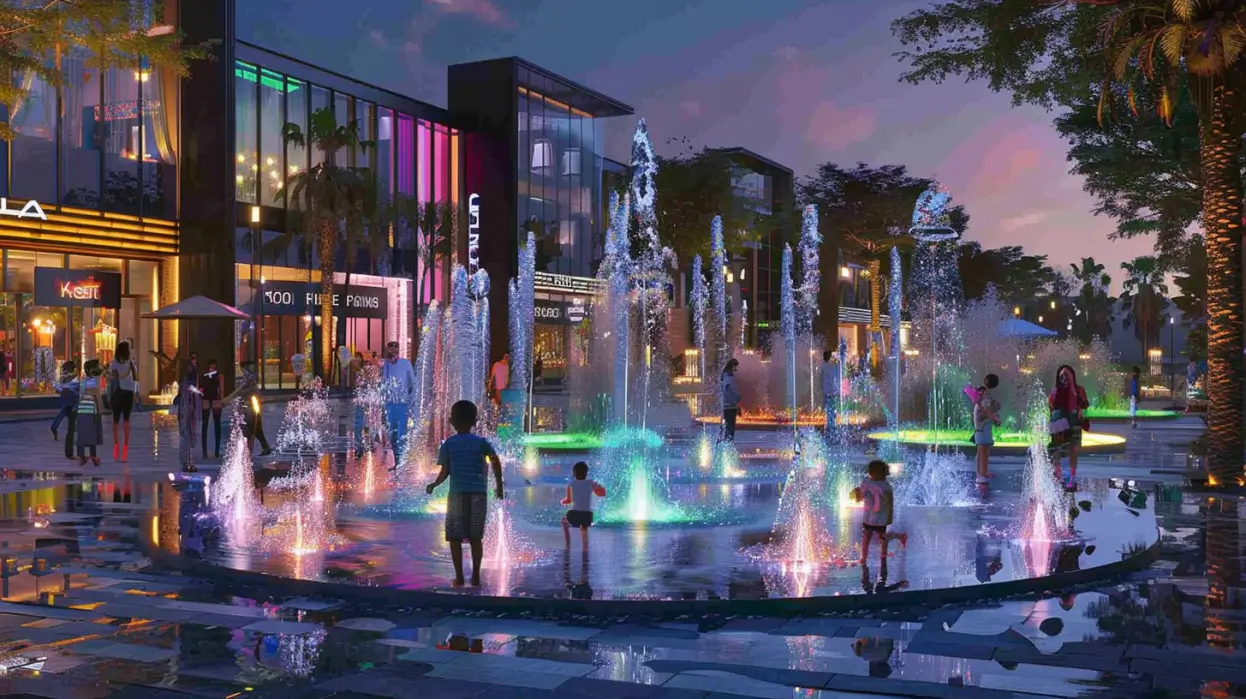 Interactive Dancing Fountain