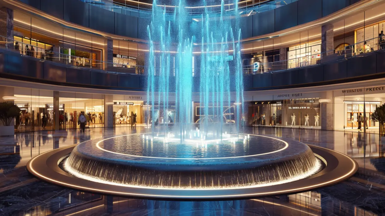 Indoor Musical Fountain with Basin