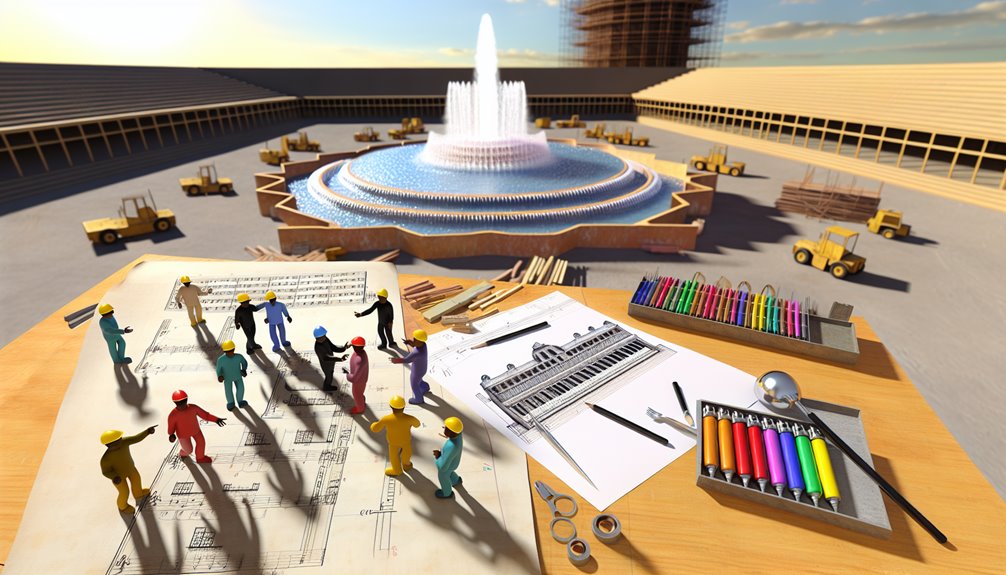 Musical Fountain Project Timeline