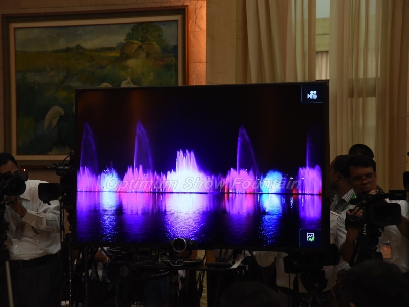 Hatirjhee Lake Floating Fountain