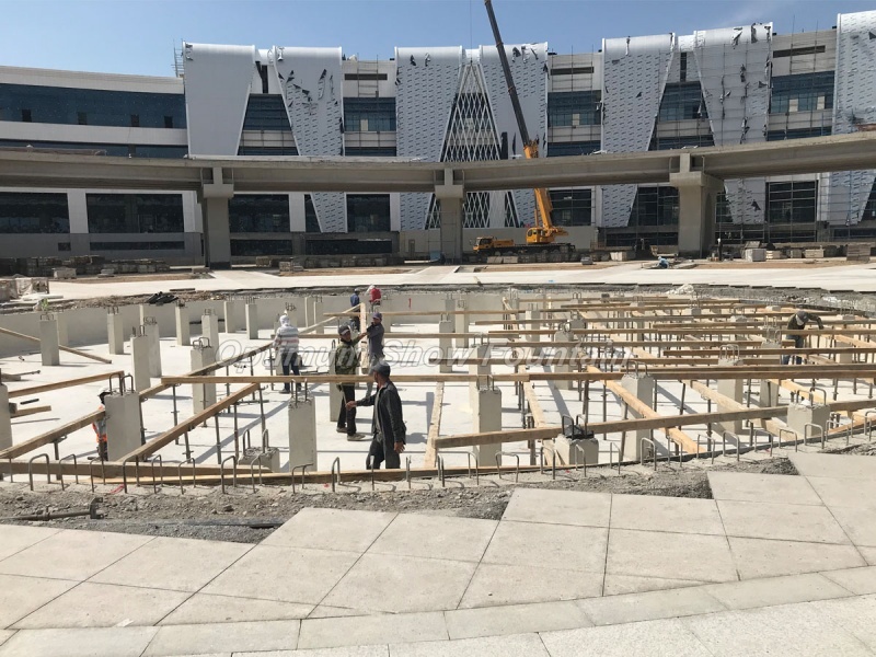 Ashgabat city fountain