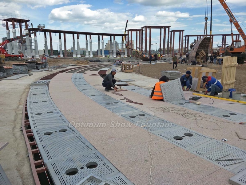 "Taykazan" Floor Fountain at Botanical Garden