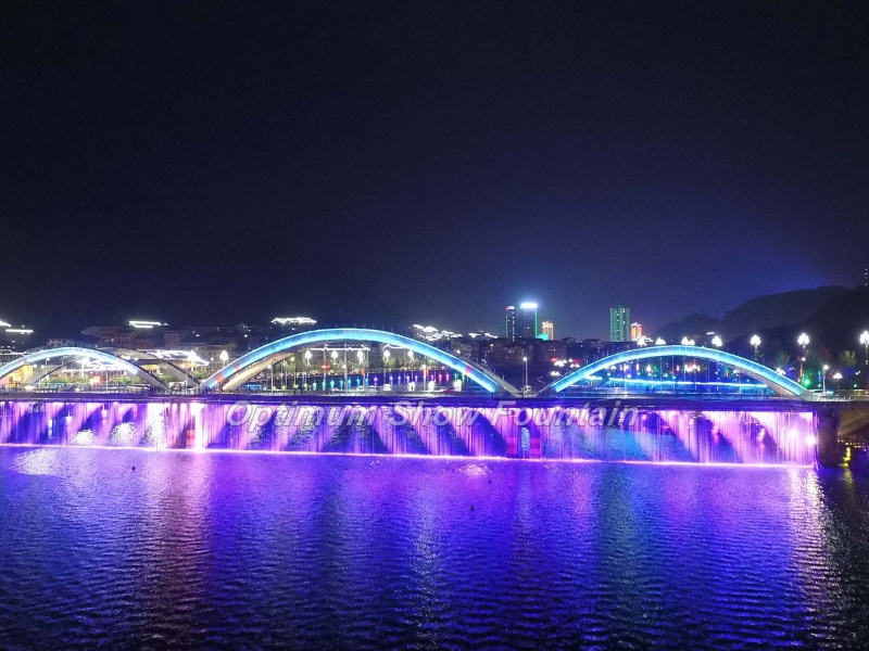 200m Bridge Digital Curtain for Jianhe Tourism City