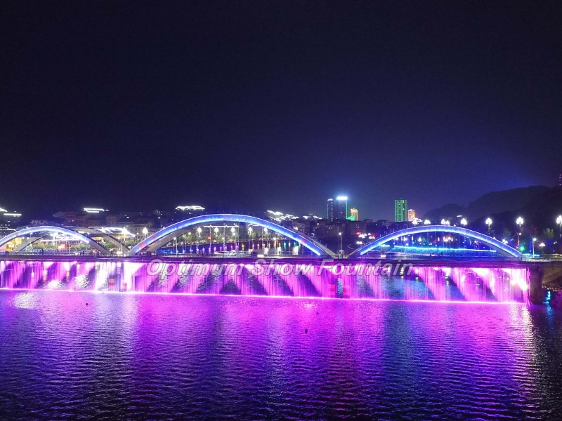 200m Bridge Digital Curtain for Jianhe Tourism City