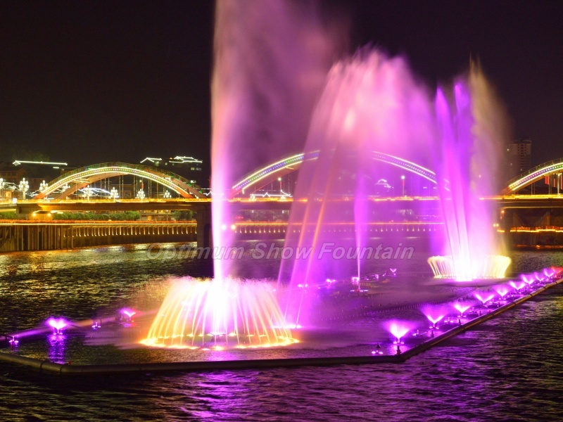 China Guizhou Water Screen Fountain Show