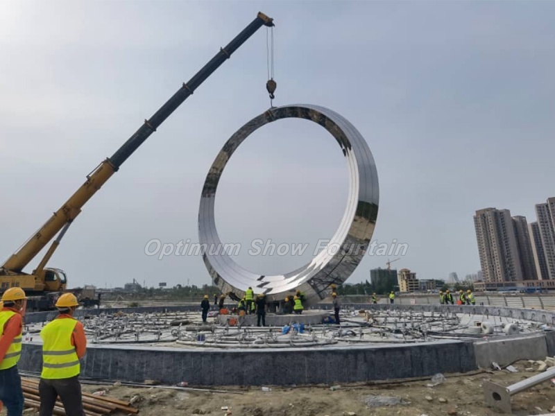 BIO O Sculptures Music Fountain In Xishui
