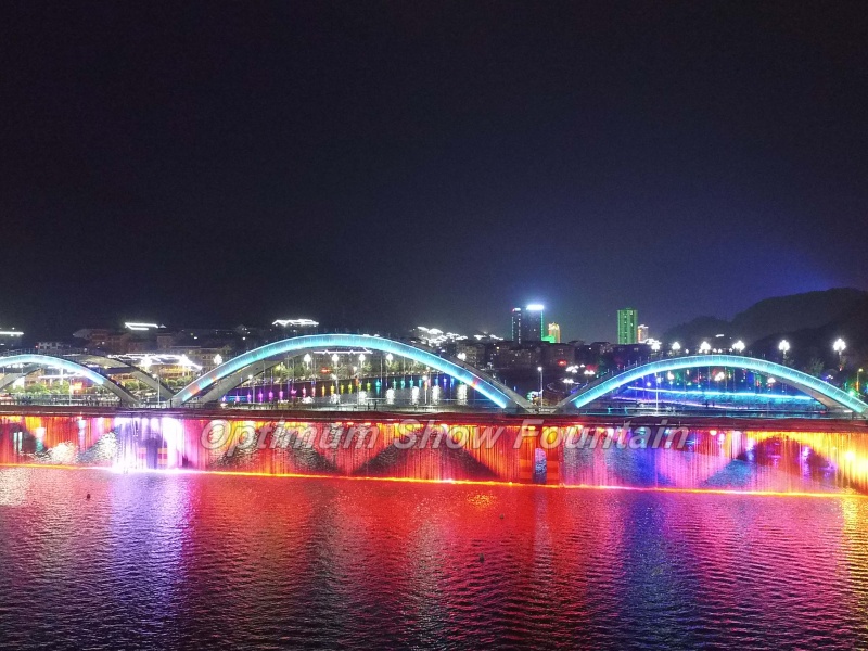 Bridge Fountain Water Curtain