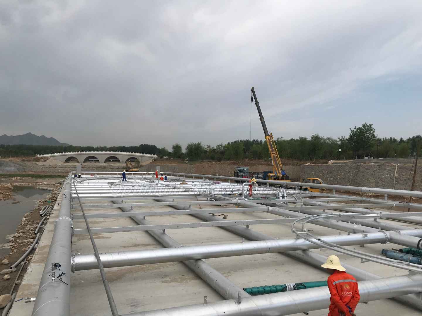 Laiyuan Lake Floating Fountain Show