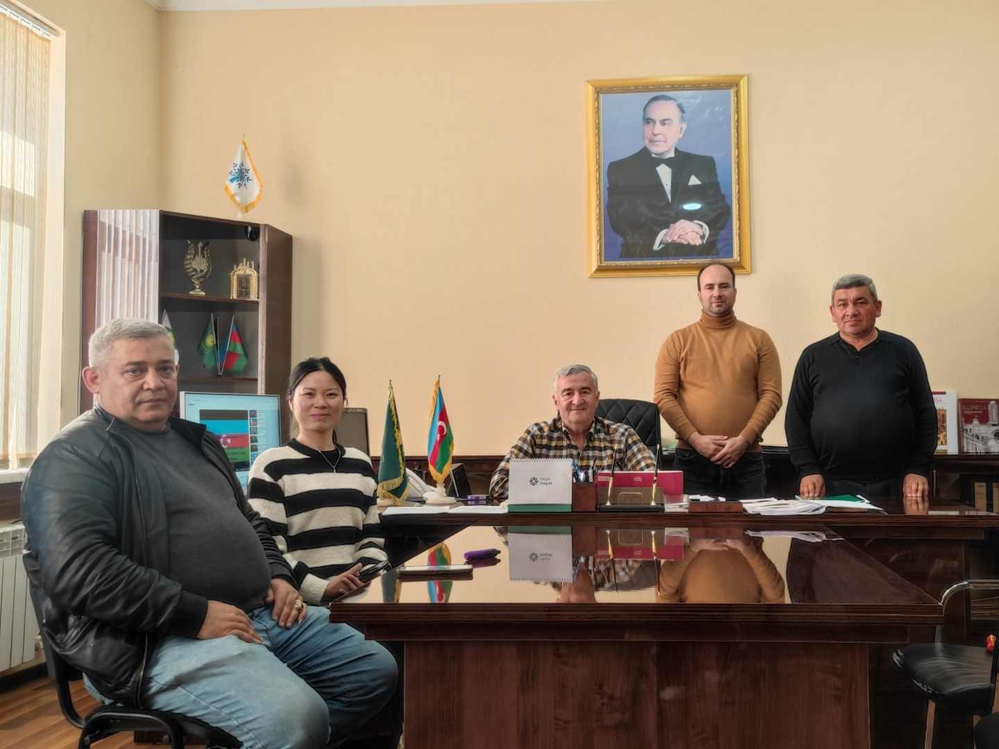 group photo of customers