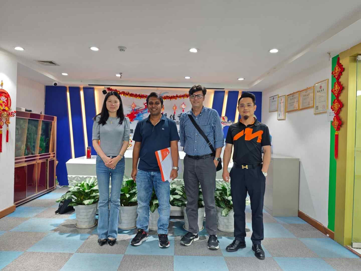 Group of people in indoor setting