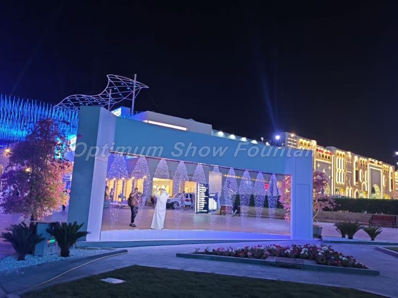 Abu Dhabi Sheikh Zayed Festival Digital Water Curtain Fountain