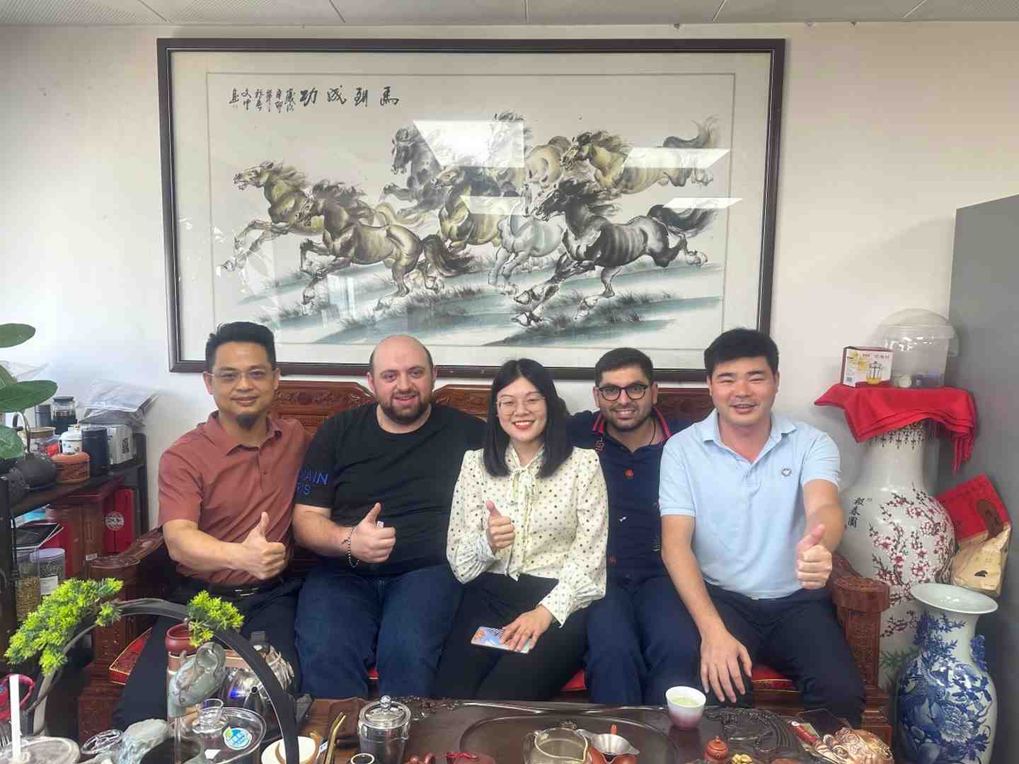 group photo of customer from Sochi, Russia