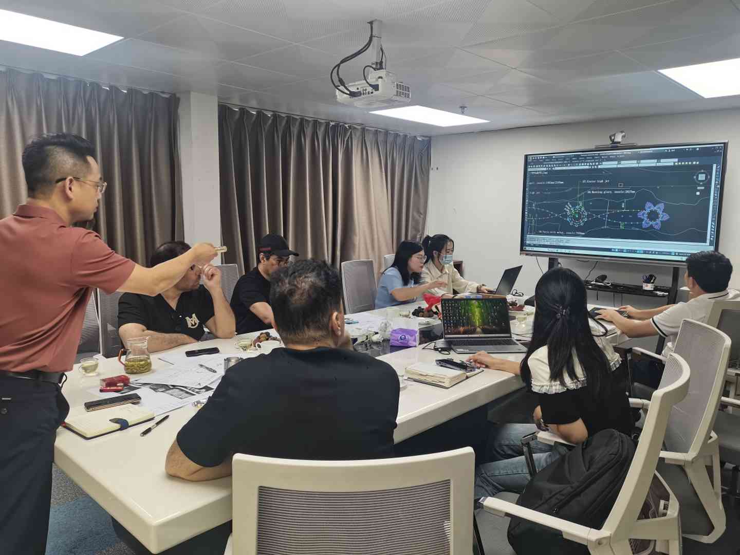 group of people on the meeting