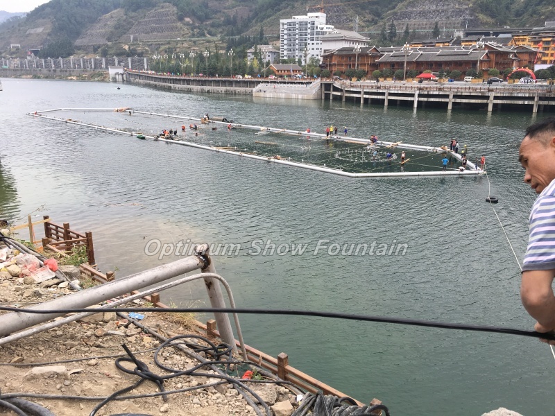 China Guizhou Water Screen Fountain Show