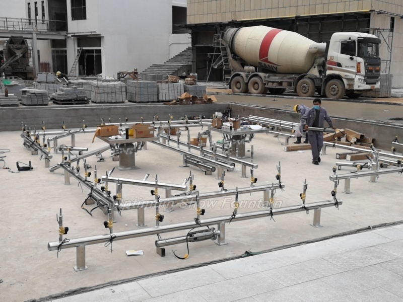 Foshan Wangfujing Shopping Mall Floor Fountain