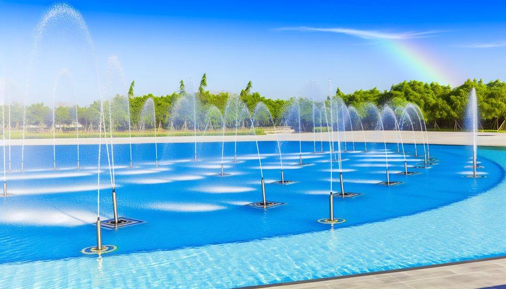 Swimming Pool Fountain Systems for Commercial Projects