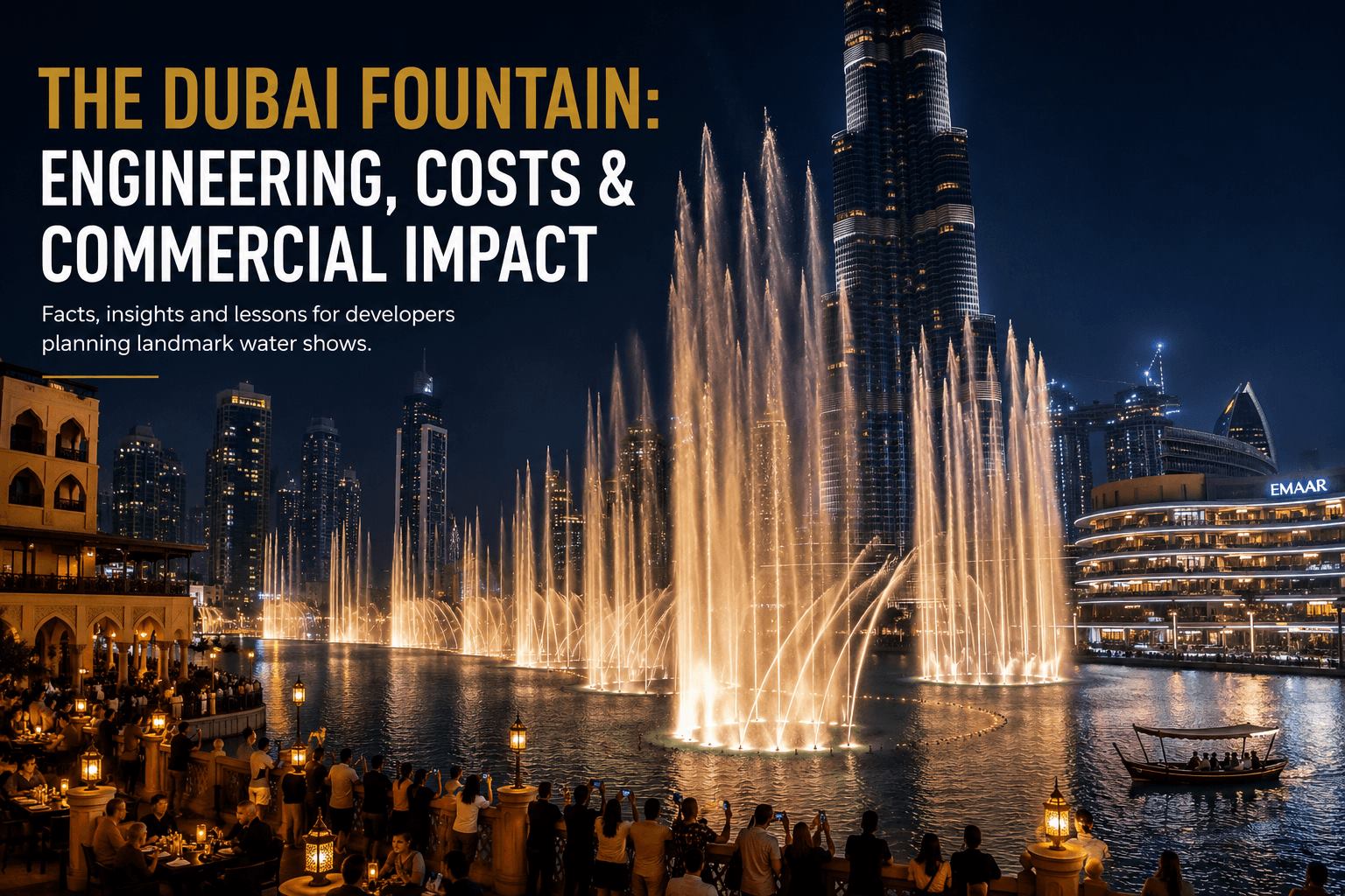 The Dubai Fountain: Engineering, Costs, and What It Means for Your Water Show Project