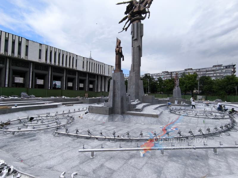 Optimum Show Starts Dancing Fountain Project in Kyrgyzstan