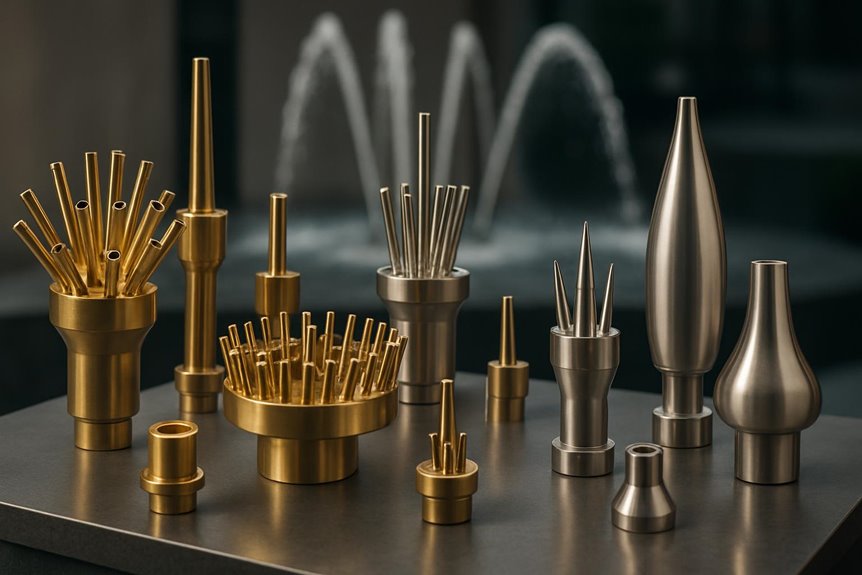custom nozzles for spectacular displays