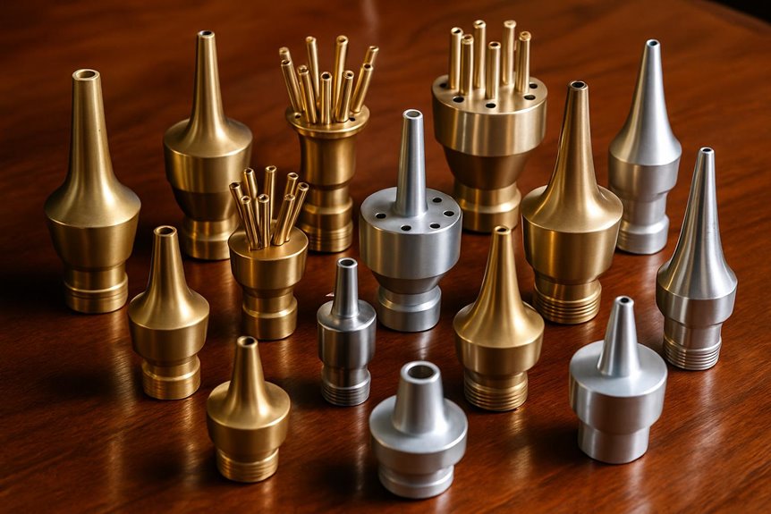 fountain nozzle material options