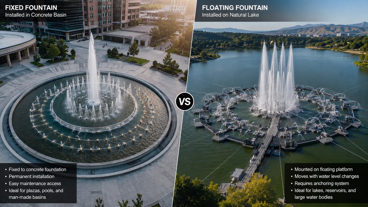 Comparing Fountain Structures