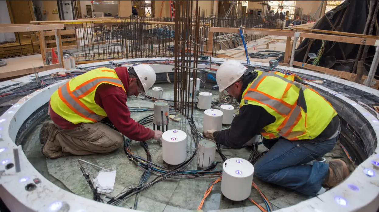 Installing Fountain Equipment