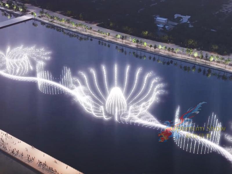 300 M Iraq Baghdad Island Floatng fountain