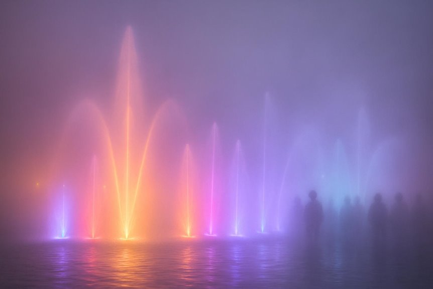 What Fog Adds to a Fountain Show